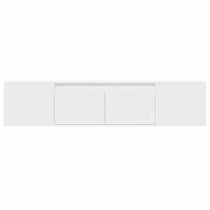 Nástěnná TV skříňka s LED bílá 180 x 31 x 39,5 cm - obrázek 6