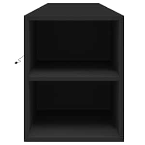 Nástěnná TV skříňka s LED černá 180 x 31 x 39,5 cm - obrázek 7