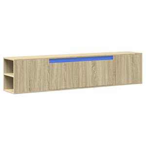 Nástěnná TV skříňka s LED dub sonoma 180 x 31 x 39,5 cm - obrázek 3