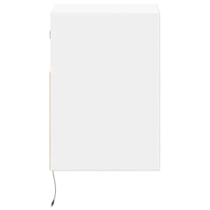 Nástěnné noční stolky s LED osvětlením 2 ks bílé - obrázek 7
