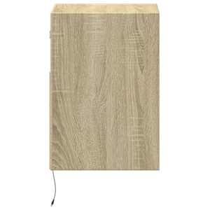 Nástěnné noční stolky s LED osvětlením 2 ks dub sonoma - obrázek 7
