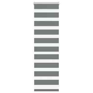 Zebra Blind Dark Grey 40x100 cm Širina tkanine 35,9cm Poliester