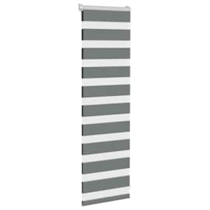 Zebra roleta tmavě šedá 40x100 cm šířka látky 35,9 cm polyester - obrázek 3