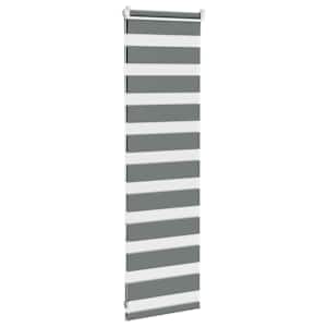 Zebra roleta tmavě šedá 40x100 cm šířka látky 35,9 cm polyester - obrázek 4