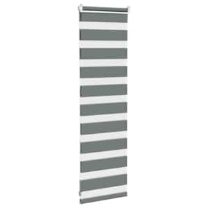 Zebra roleta tmavě šedá 50x100 cm šířka látky 45,9 cm polyester - obrázek 4