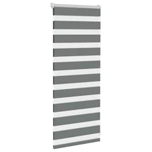 Zebra roleta tmavě šedá 55x100 cm šířka látky 50,9 cm polyester - obrázek 3
