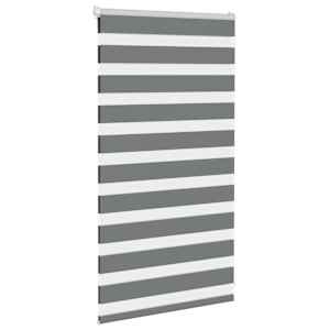 Zebra roleta tmavě šedá 70x100 cm šířka látky 65,9 cm polyester - obrázek 3