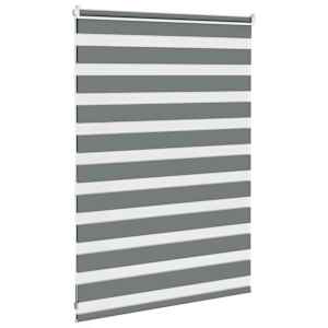 Zebra roleta tmavě šedá 95x100 cm šířka látky 90,9 cm polyester - obrázek 4