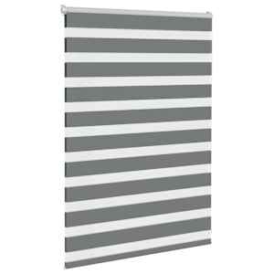 Zebra roleta tmavě šedá 100x100cm šířka látky 95,9 cm polyester - obrázek 3