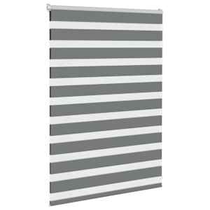 Zebra roleta tmavě šedá 105x100cm šířka látky 100,9cm polyester - obrázek 3