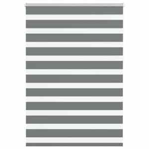 Zebra roleta tmavě šedá 110x100cm šířka látky 105,9cm polyester - obrázek 1