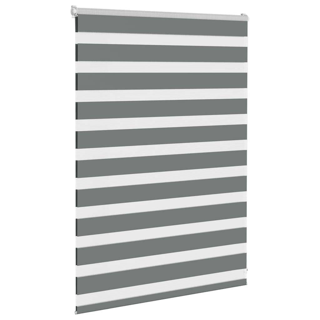 Thumbnail - vidaXL Zebrarollo Dunkelgrau 110x100 cm Stoffbreite 105,9 cm Polyester