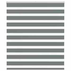 Zebra roleta tmavě šedá 135x100cm šířka látky 130,9cm polyester - obrázek 1