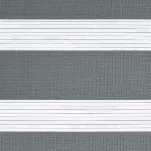 Zebra roleta tmavě šedá 145x100cm šířka látky 140,9cm polyester - obrázek 15