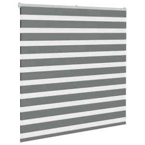 Zebra roleta tmavě šedá 145x100cm šířka látky 140,9cm polyester - obrázek 3