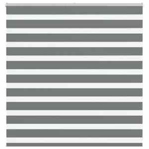 Zebra roleta tmavě šedá 150x100cm šířka látky 145,9cm polyester - obrázek 1