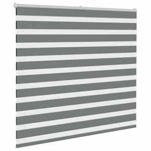 Zebra roleta tmavě šedá 155x100cm šířka látky 150,9cm polyester - obrázek 3