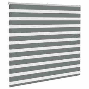 Zebra roleta tmavě šedá 160x100cm šířka látky 155,9cm polyester - obrázek 3
