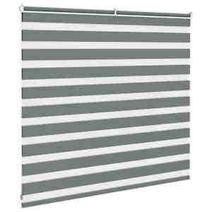 Zebra roleta tmavě šedá 165x100cm šířka látky 160,9cm polyester - obrázek 4