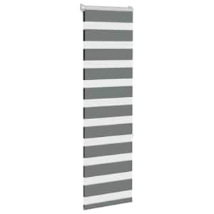 Zebra roleta tmavě šedá 45x150 cm šířka látky 40,9 cm polyester - obrázek 3