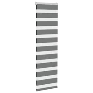 Zebra roleta tmavě šedá 50x150 cm šířka látky 45,9 cm polyester - obrázek 3
