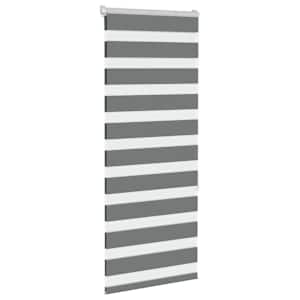 Zebra roleta tmavě šedá 65x150 cm šířka látky 60,9 cm polyester - obrázek 3