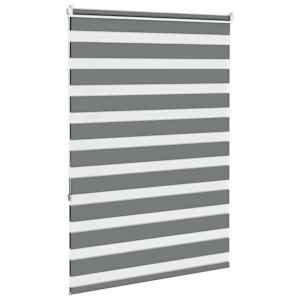 Zebra roleta tmavě šedá 110x150cm šířka látky 105,9cm polyester - obrázek 4