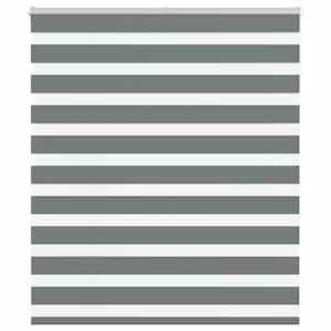 Zebra roleta tmavě šedá 125x150cm šířka látky 120,9cm polyester - obrázek 1