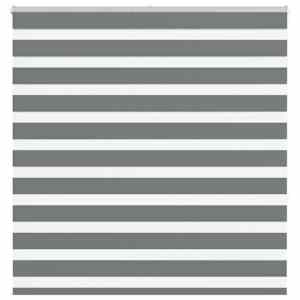 Zebra roleta tmavě šedá 150x150cm šířka látky 145,9cm polyester - obrázek 1