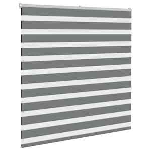 Zebra roleta tmavě šedá 150x150cm šířka látky 145,9cm polyester - obrázek 3