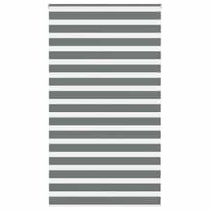 Zebra senčilo temno sivo 135x200 cm tkanina širina 130,9 cm