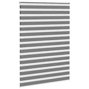 Zebra roleta tmavě šedá 165x200cm šířka látky 160,9cm polyester - obrázek 3