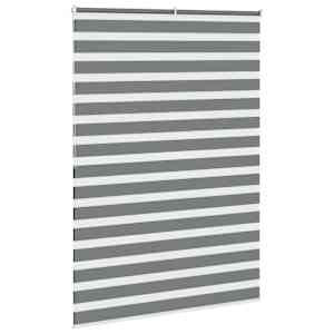 Zebra roleta tmavě šedá 165x200cm šířka látky 160,9cm polyester - obrázek 4