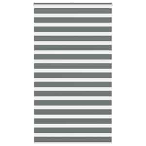 Zebra Blind Dark Grey 125x230 cm Širina tkanine 120,9 cm