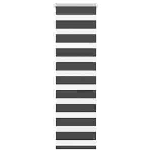 Zebra roleta černá 50x100 cm šířka látky 45,9 cm polyester - obrázek 1