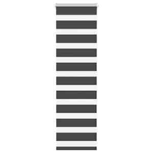 Zebra roleta černá 55x100 cm šířka látky 50,9 cm polyester - obrázek 1