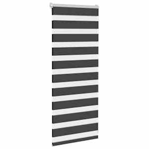 Zebra roleta černá 60x100 cm šířka látky 55,9 cm polyester - obrázek 3