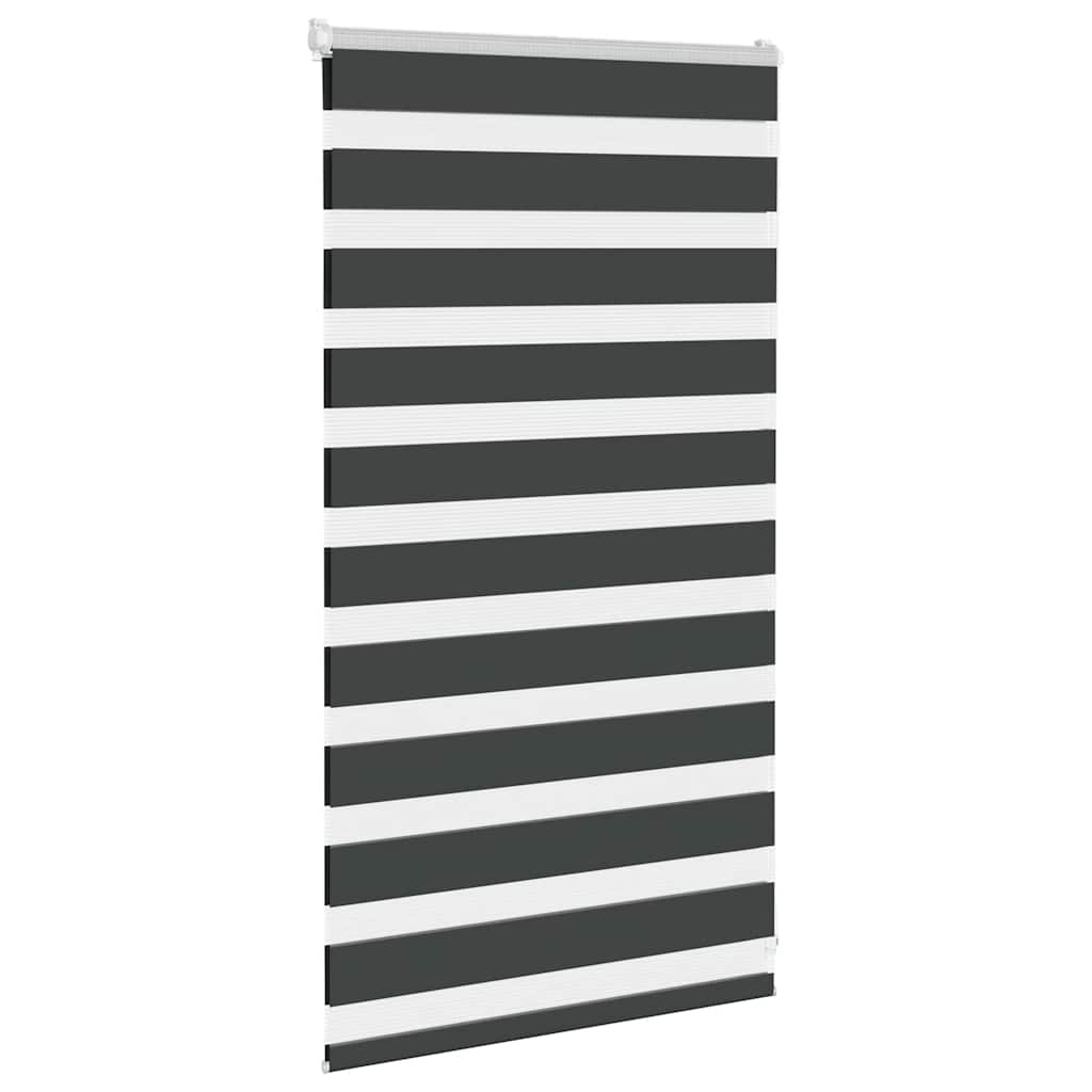 Thumbnail - vidaXL Zebrarollo Schwarz 70x100 cm Stoffbreite 65,9 cm Polyester