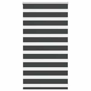 Zebra roleta černá 75x100 cm šířka látky 70,9 cm polyester - obrázek 1
