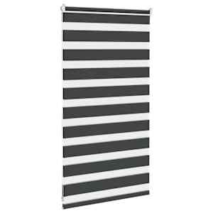 Zebra roleta černá 80x100 cm šířka látky 75,9 cm polyester - obrázek 4