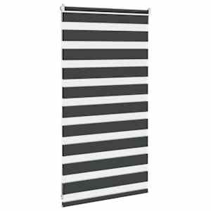 Zebra roleta černá 90x100 cm šířka látky 85,9 cm polyester - obrázek 4