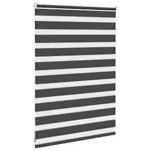 Zebra roleta černá 95x100 cm šířka látky 90,9 cm polyester - obrázek 4