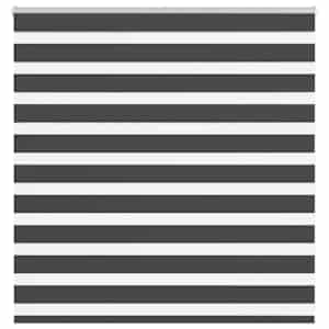 idaXL Zebra senčilo črna 140x100 cm tkanina širina 135,9 cm poliester