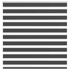 idaXL Zebra senčilo črna 150x100 cm tkanina širina 145,9 cm poliester