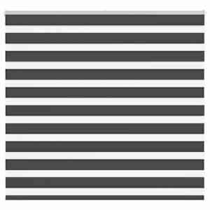 idaXL Zebra senčilo črna 160x100 cm tkanina širina 155,9 cm poliester