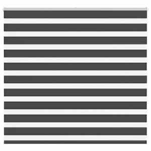 idaXL Zebra senčilo črna 165x100 cm tkanina širina 160,9 cm poliester