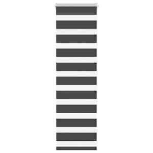 Zebra roleta černá 40x150 cm šířka látky 35,9 cm polyester - obrázek 1