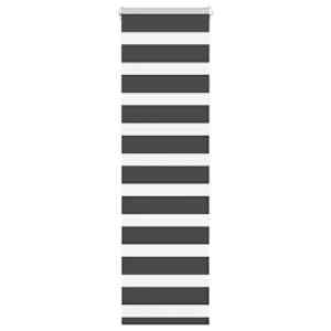 Zebra roleta černá 50x150 cm šířka látky 45,9 cm polyester - obrázek 1