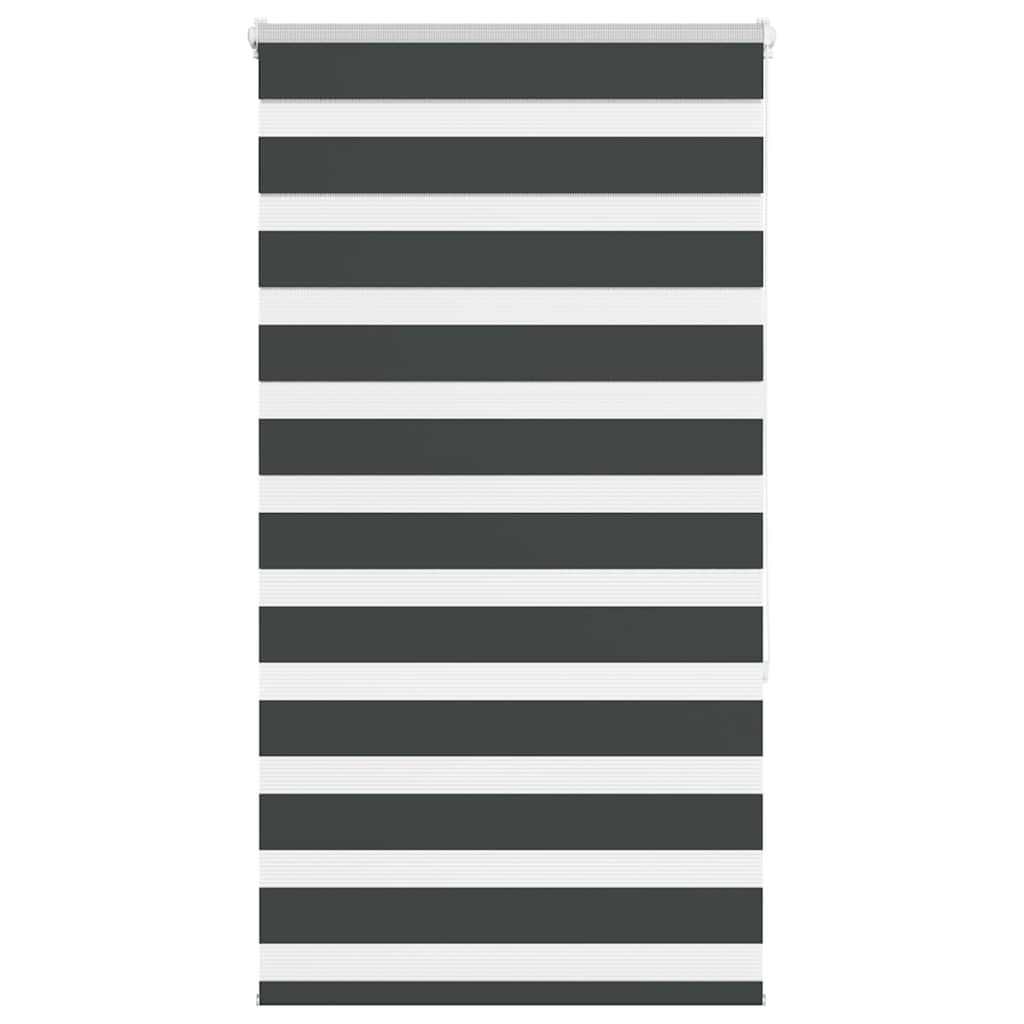 vidaXL Zebra roleta čierna 70x150 cm šírka látky 65,9 cm polyester