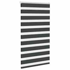 Zebra roleta černá 90x150 cm šířka látky 85,9 cm polyester - obrázek 3